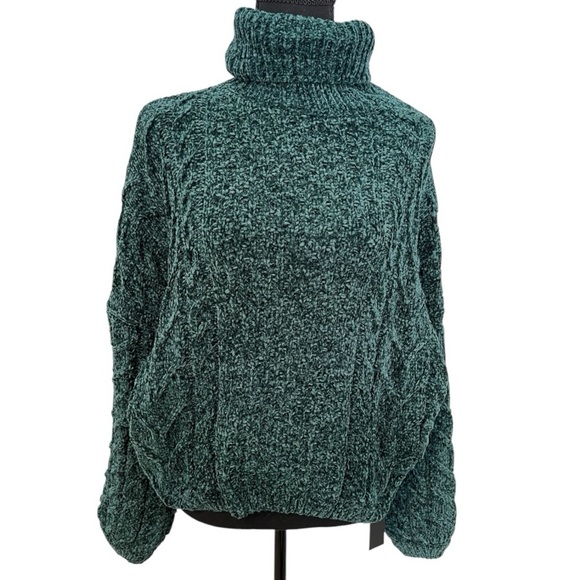 Blank NYC Enchanted Forest Chenille Turtleneck Sweater - Picture 2 of 4